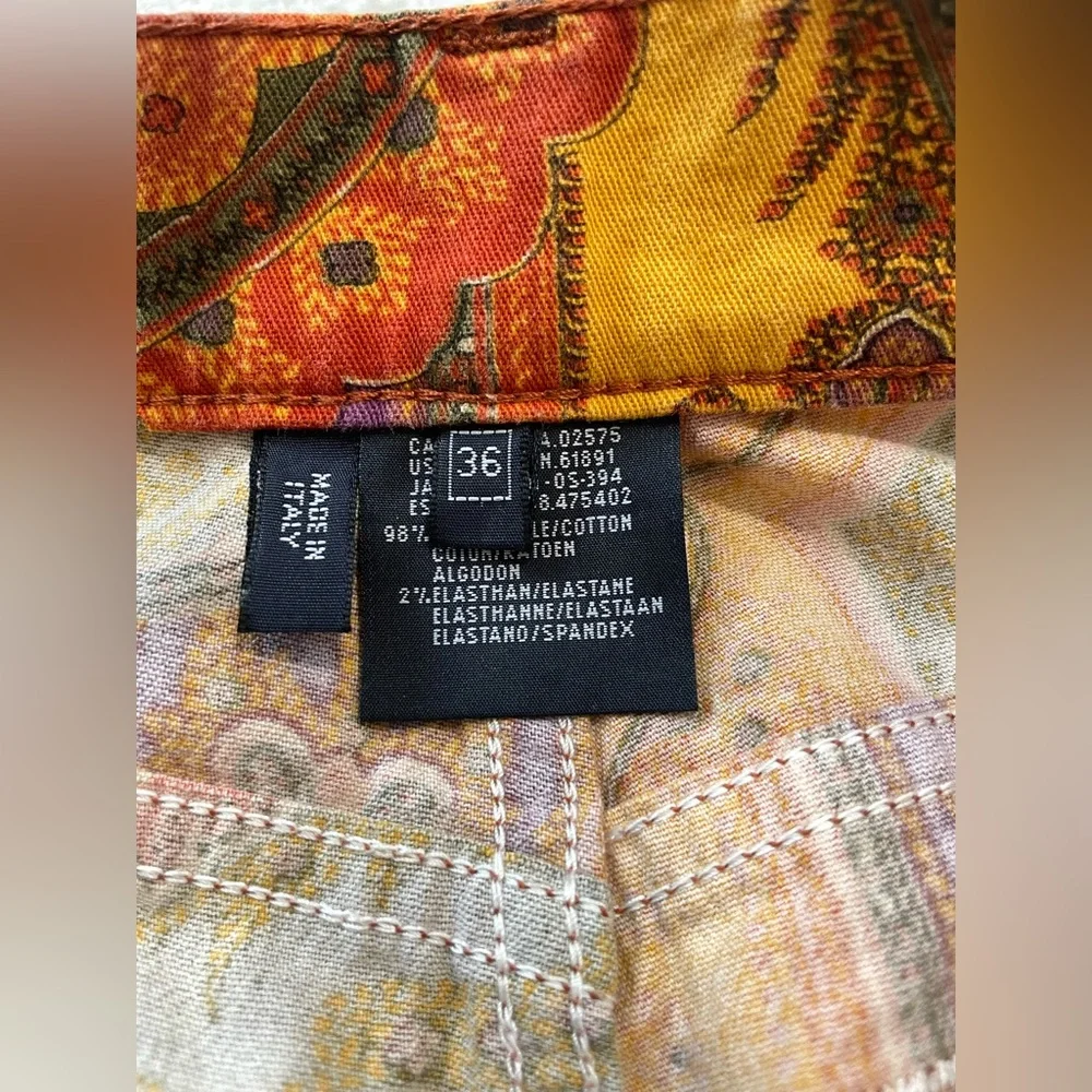 Escada paisley vintage skinny jeans - Picture 7 of 10